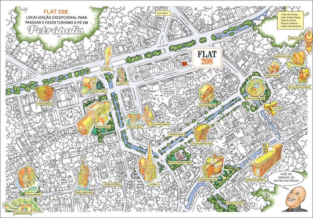 Appartamento Flat 208 Petrópolis Esterno foto